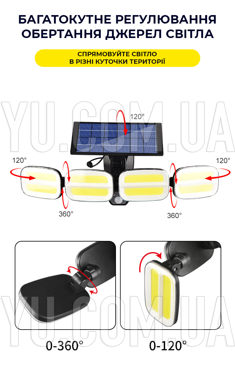 Вуличний світильник на сонячній батареї BL KXK 601 Solar 240 COB з датчиком руху та пультом Вуличний світильник на сонячній батареї BL KXK 601 Solar 240 COB з датчиком руху та пультом